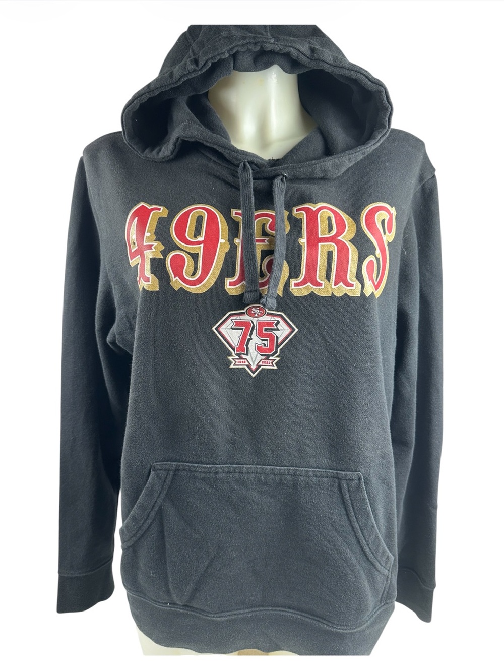 Fanatics 49ERS Black Hoodie M - Picture 3 of 13